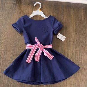 3T Polo Navy Toddler Dress